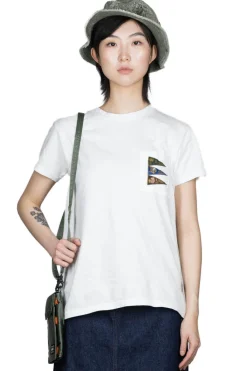 Online Kapital 20/-Jersey PENNANT Tee (4 Flags) - White