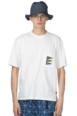 Best Kapital 20/-Jersey PENNANT Tee (4 Flags) - White