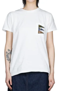 Online Kapital 20/-Jersey PENNANT Tee (4 Flags) - White