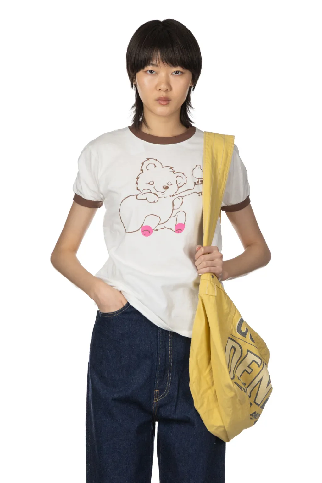 Online Kapital 20 Jersey Ringer-T LittleBear Harmony - Brown