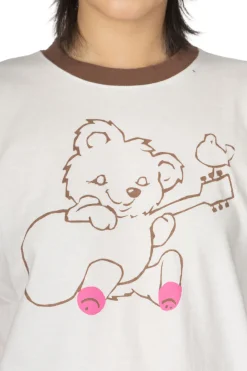 Online Kapital 20 Jersey Ringer-T LittleBear Harmony - Brown