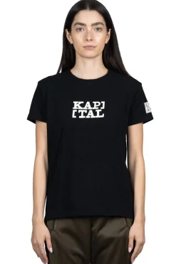 New Kapital 20/-Jersey ROOKIE Crew T (BRACKETS KAP) - Black