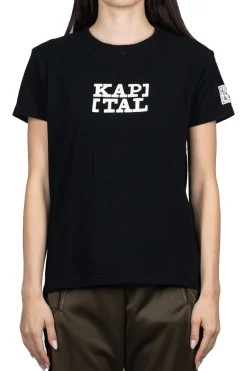 New Kapital 20/-Jersey ROOKIE Crew T (BRACKETS KAP) - Black