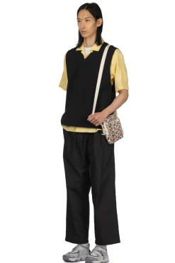 Fashion Manual Alphabet Jour Jersey Vest - Black
