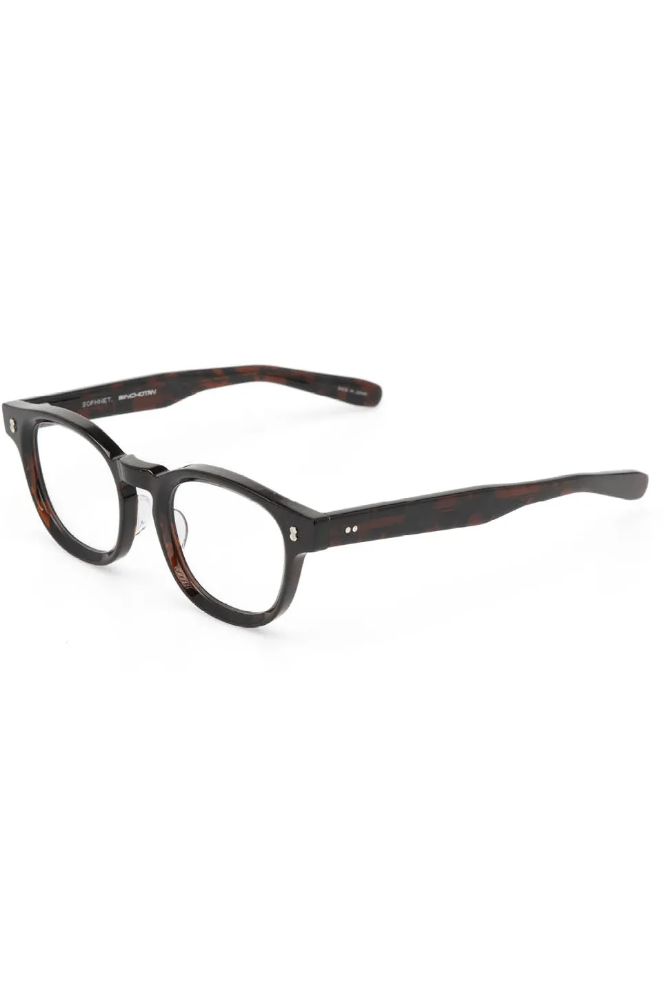 Best SOPHNET 金子眼鏡 Kaneko Optical - Binchotan Glasses - Brown