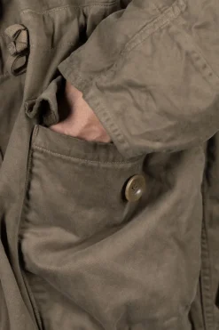 Clearance Kapital Katsuragi Cotton RING Coat - Khaki