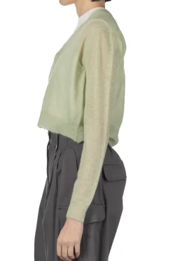 Hot AURALEE Kid Mohair Sheer Knit Cardigan