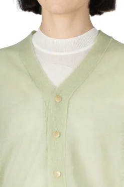 Hot AURALEE Kid Mohair Sheer Knit Cardigan