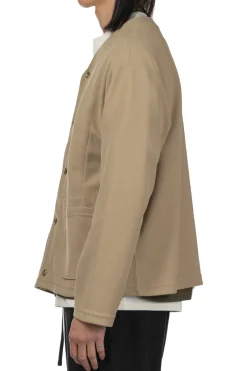 Outlet Engineered Garments Knit Cardigan - Khaki Diamond Poly Knit