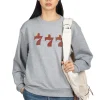 Discount Kapital 30-Knit Crew Sweatshirt (LUCKY BATTERY BIRD) - Grey