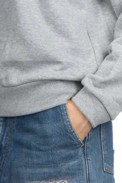 Discount Kapital 30-Knit Crew Sweatshirt (LUCKY BATTERY BIRD) - Grey
