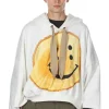 Hot Kapital Knit DEVIL Hoodie (RAINBOWY TRUNK 1000 YRS) - White