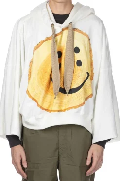 Hot Kapital Knit DEVIL Hoodie (RAINBOWY TRUNK 1000 YRS) - White