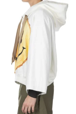 Hot Kapital Knit DEVIL Hoodie (RAINBOWY TRUNK 1000 YRS) - White
