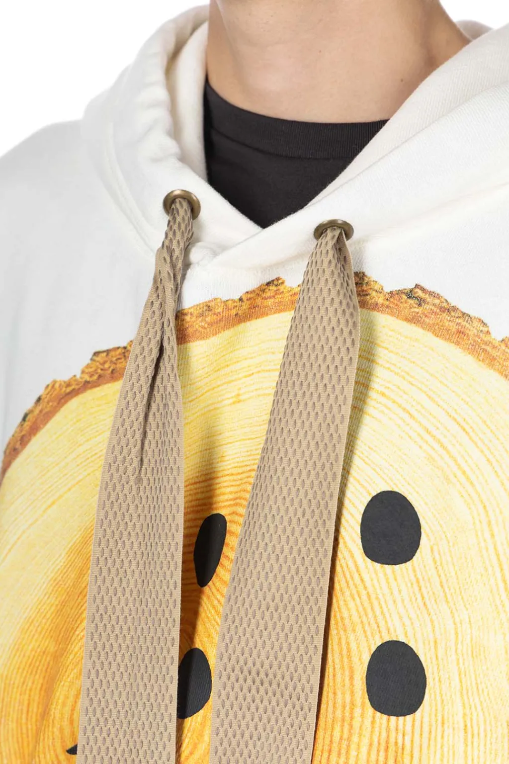 Hot Kapital Knit DEVIL Hoodie (RAINBOWY TRUNK 1000 YRS) - White