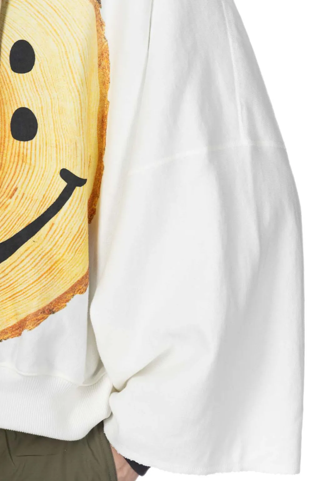 Hot Kapital Knit DEVIL Hoodie (RAINBOWY TRUNK 1000 YRS) - White
