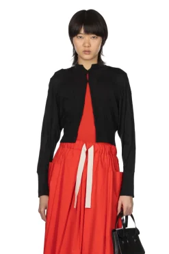 Fashion Mame Kurogouchi Knitted Cardigan - Black