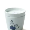 Clearance Mino Pottery KYU-JITSU Cup & Plate Set - Samurai