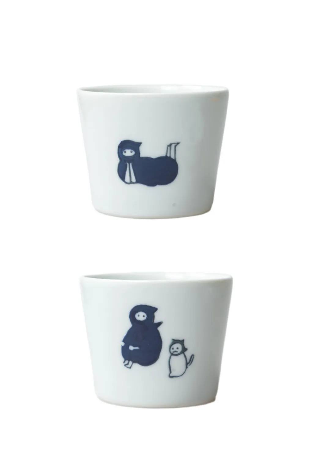 New Mino Pottery KYU-JITSU Cup & Plate Set - Ninja