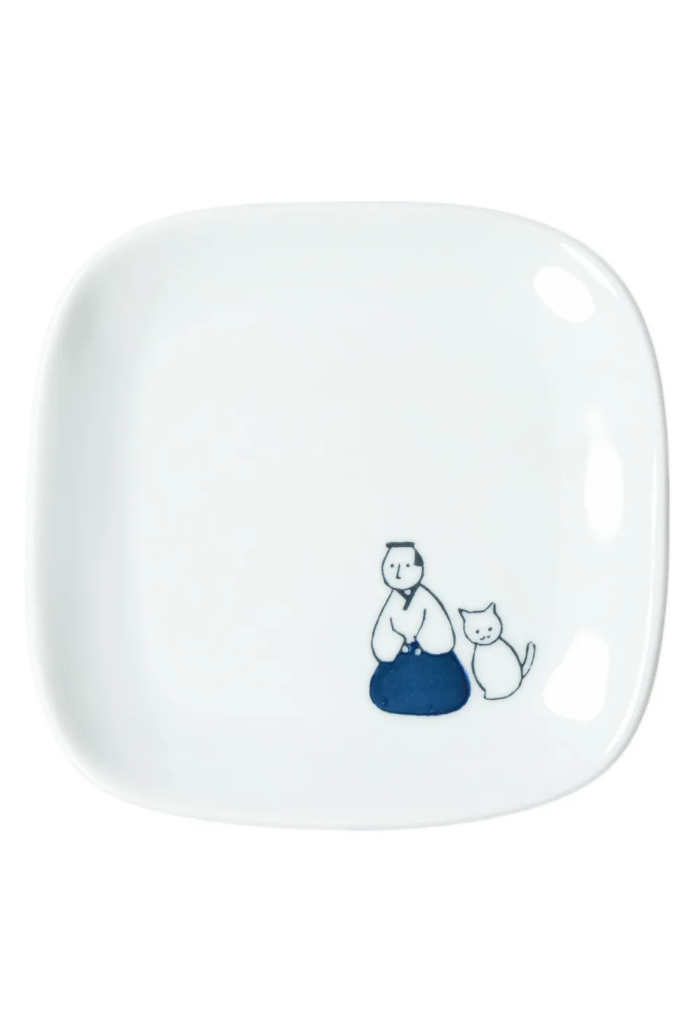Discount Mino Pottery KYU-JITSU Square Plate - Samurai