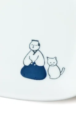 Discount Mino Pottery KYU-JITSU Square Plate - Samurai