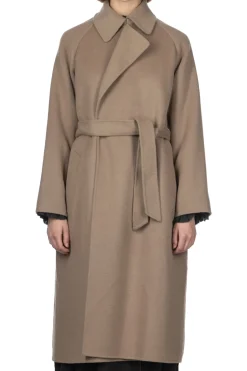 Sale YLEVE Lambswool Double Clothe Beaver Coat - Mocha