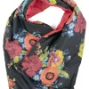 Discount Kapital LATVIA Print Nylon OYSE Snood Scarf - Black