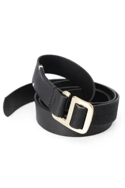 Outlet MUL PLA Leather Belt - Black