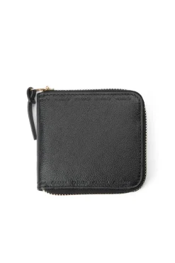 New Visvim Leather BI-Fold KNGR - Black