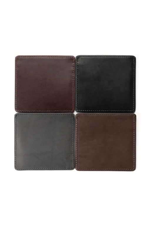 Fashion Visvim Leather Card Case - 4 Color Choices