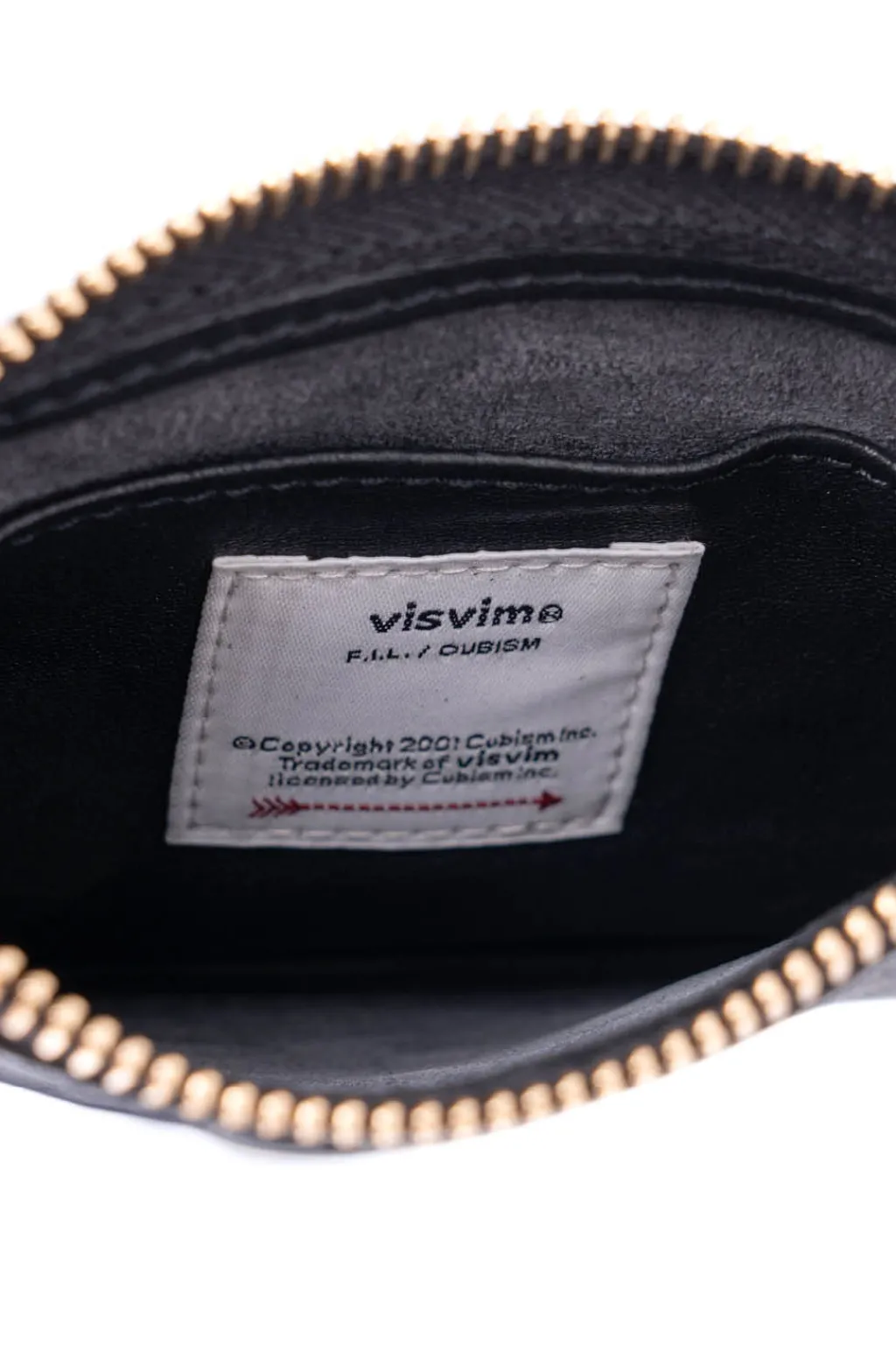 Online Visvim Leather Essentials Case (L) - Black