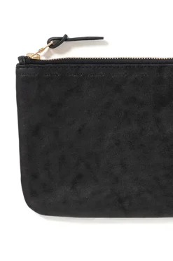 Outlet Visvim Leather Travel Pouch - Black