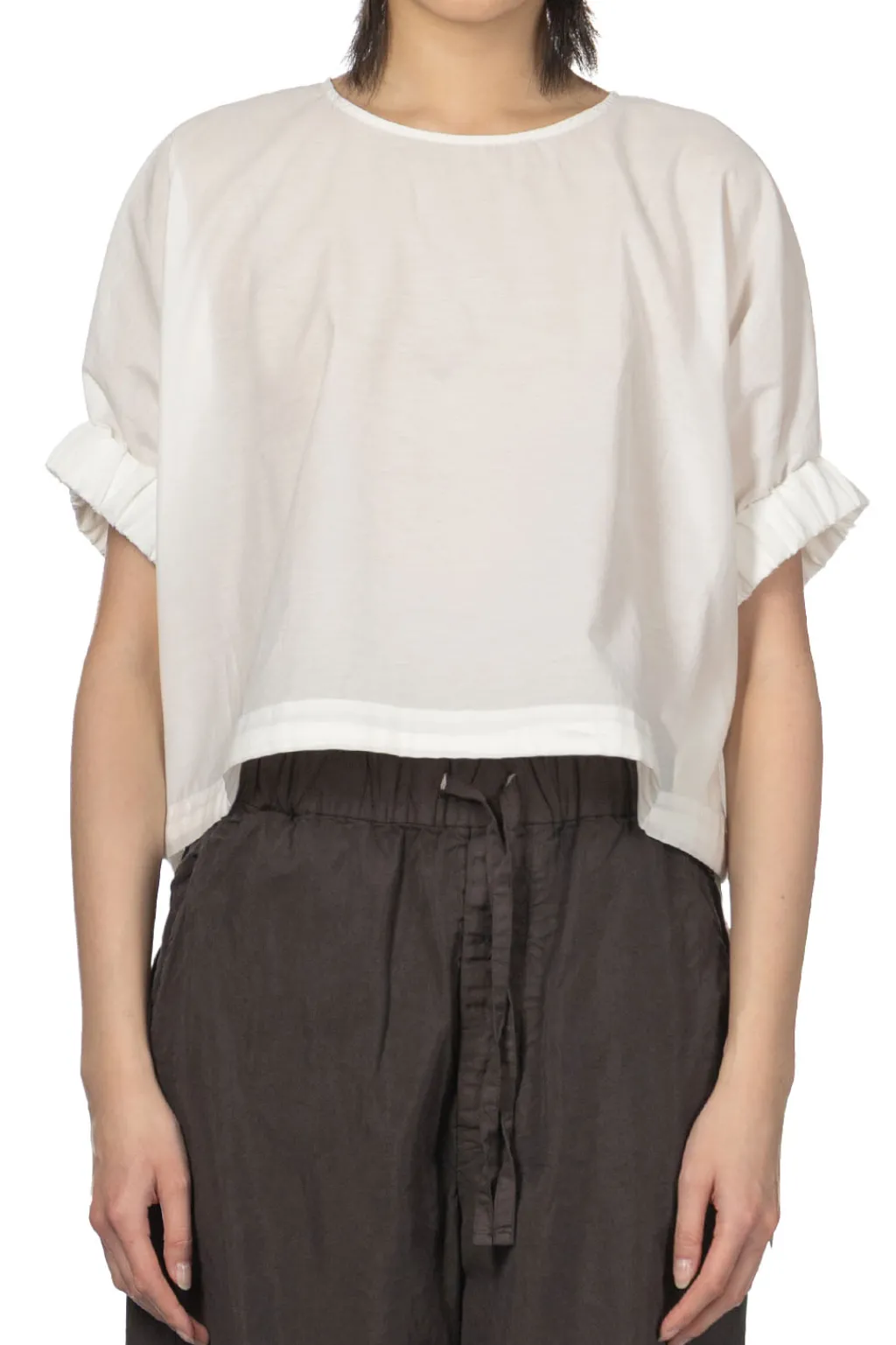 New nicholson & nicholson LEMON-SILK Top - White