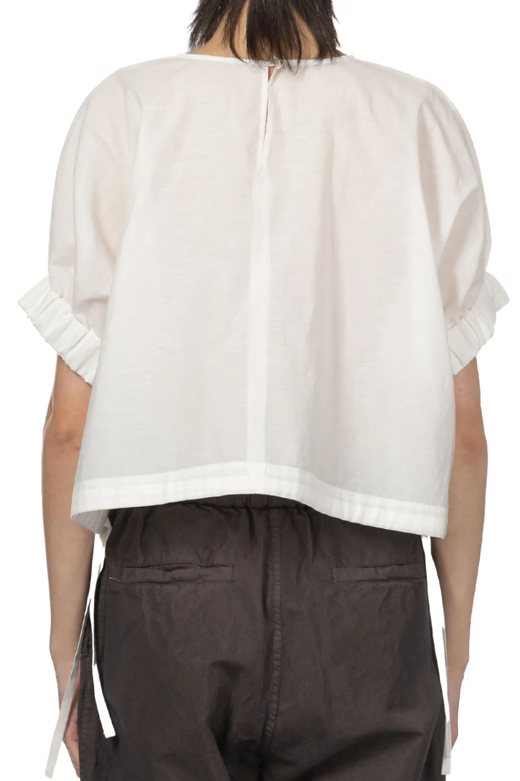 New nicholson & nicholson LEMON-SILK Top - White