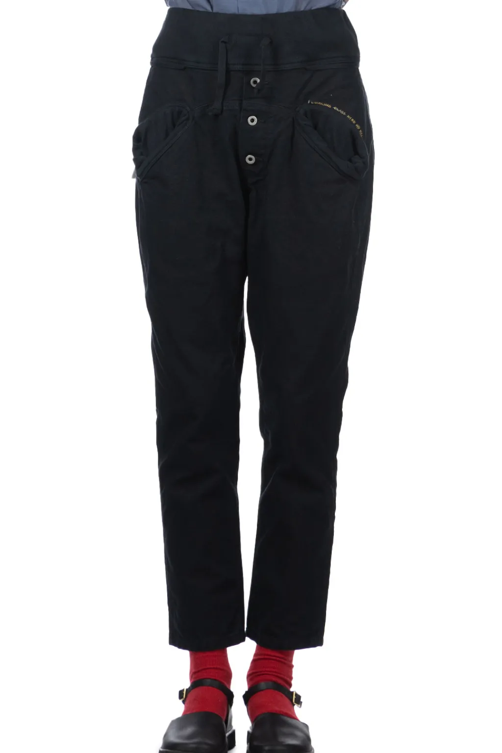 Discount Kapital Light Canvas Sarouel Nouvelle Pants -Black