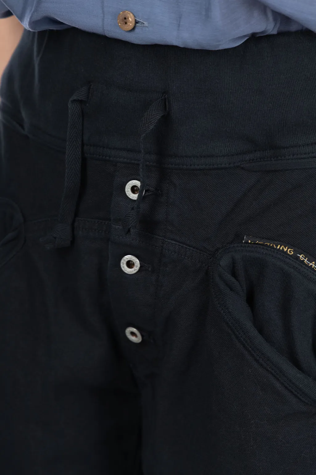 Discount Kapital Light Canvas Sarouel Nouvelle Pants -Black