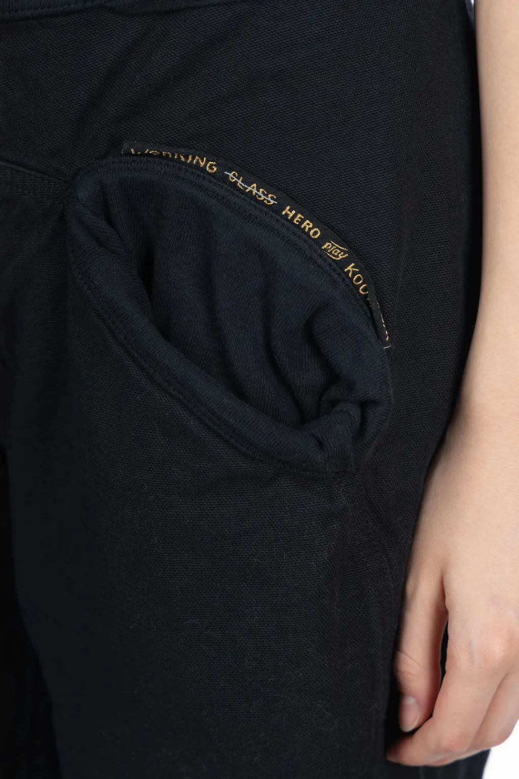 Discount Kapital Light Canvas Sarouel Nouvelle Pants -Black