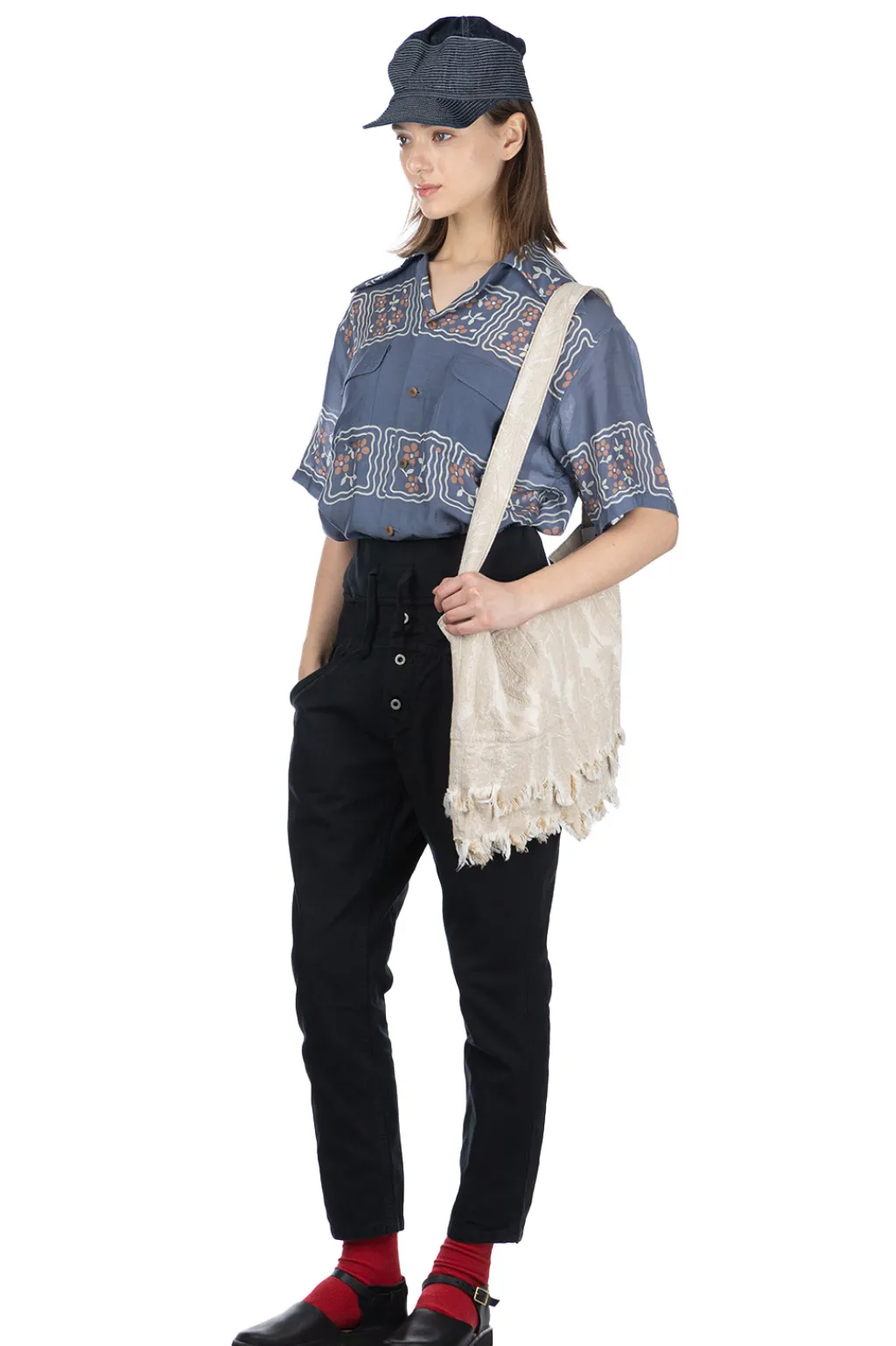 Discount Kapital Light Canvas Sarouel Nouvelle Pants -Black
