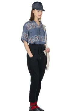 Discount Kapital Light Canvas Sarouel Nouvelle Pants -Black