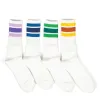Outlet Anonymous Ism 3 Line Crew Socks in 4 Color Choices