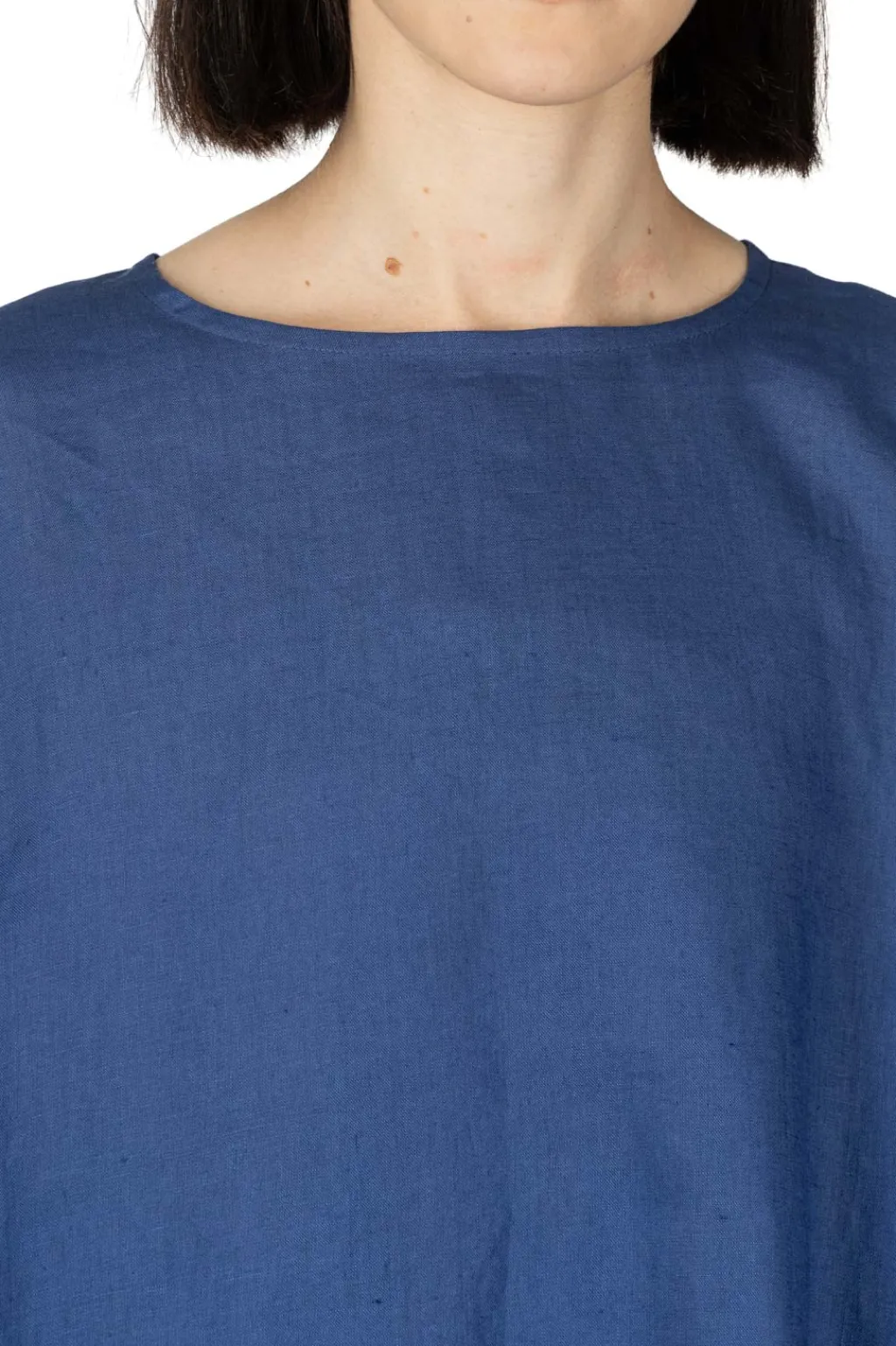 Outlet Nachukara Linen Dress - Blue
