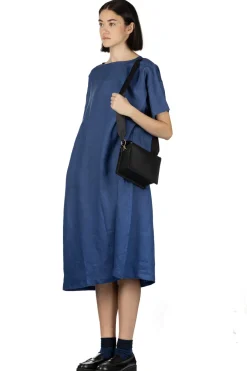 Outlet Nachukara Linen Dress - Blue