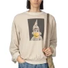Discount Kapital Linen Gauze SWT Knit Crew SWT (CHIROSAKU) - Natural
