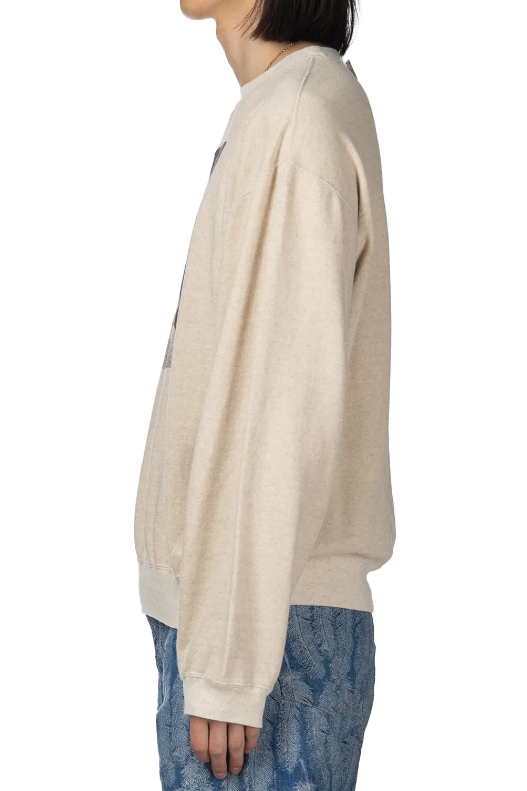 Discount Kapital Linen Gauze SWT Knit Crew SWT (CHIROSAKU) - Natural