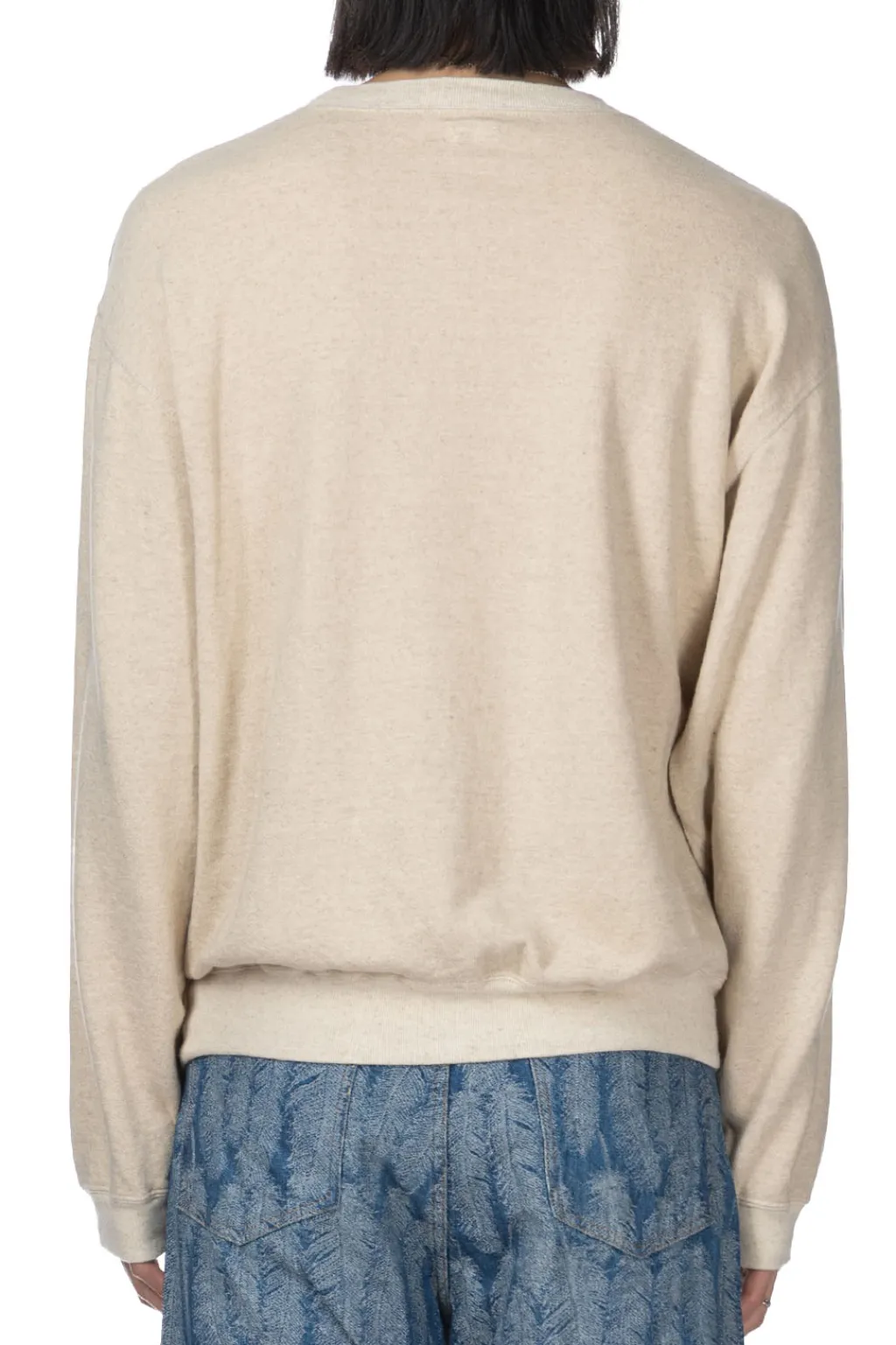 Discount Kapital Linen Gauze SWT Knit Crew SWT (CHIROSAKU) - Natural