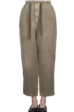 Sale Kapital Linen Heavy Canvas EASY Pants - Grey