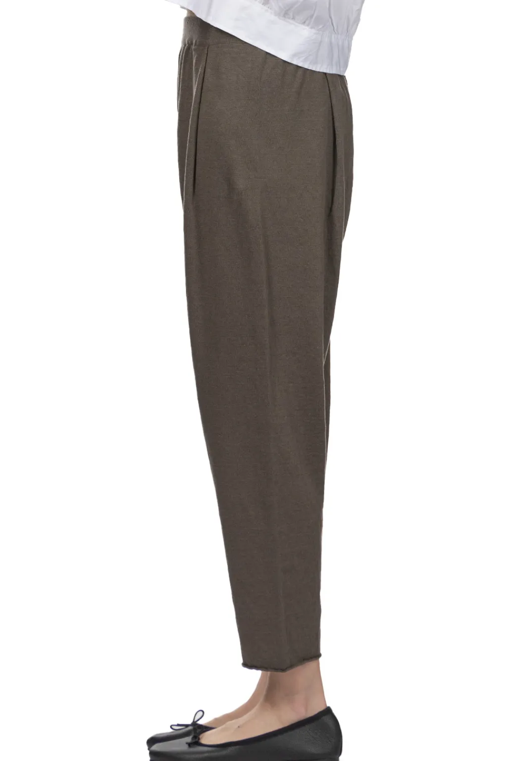 Best Evam Eva Linen Pants - Stone Grey
