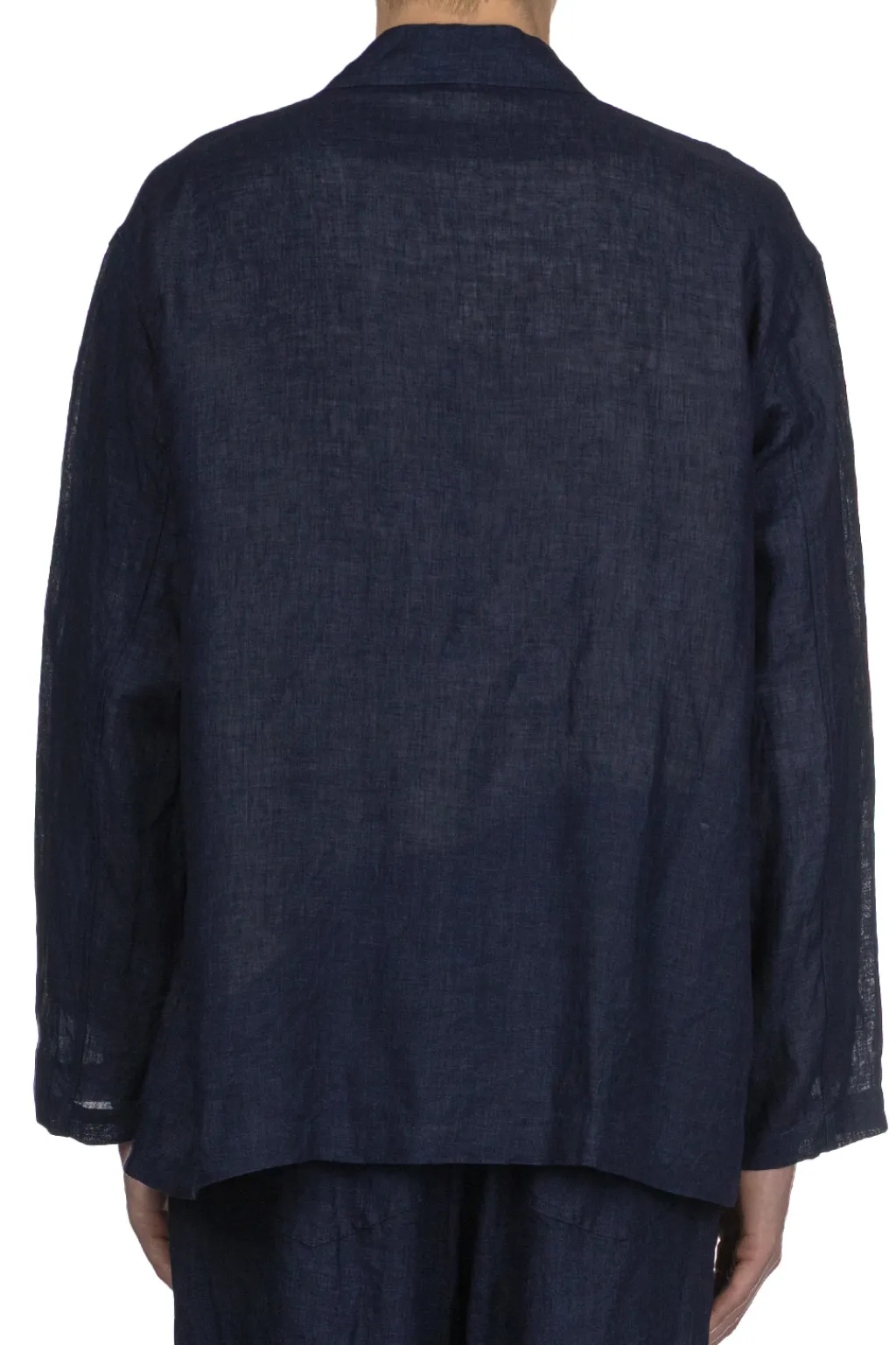 Hot YLEVE Linen Poplin Jacket - Navy