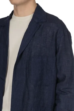 Hot YLEVE Linen Poplin Jacket - Navy