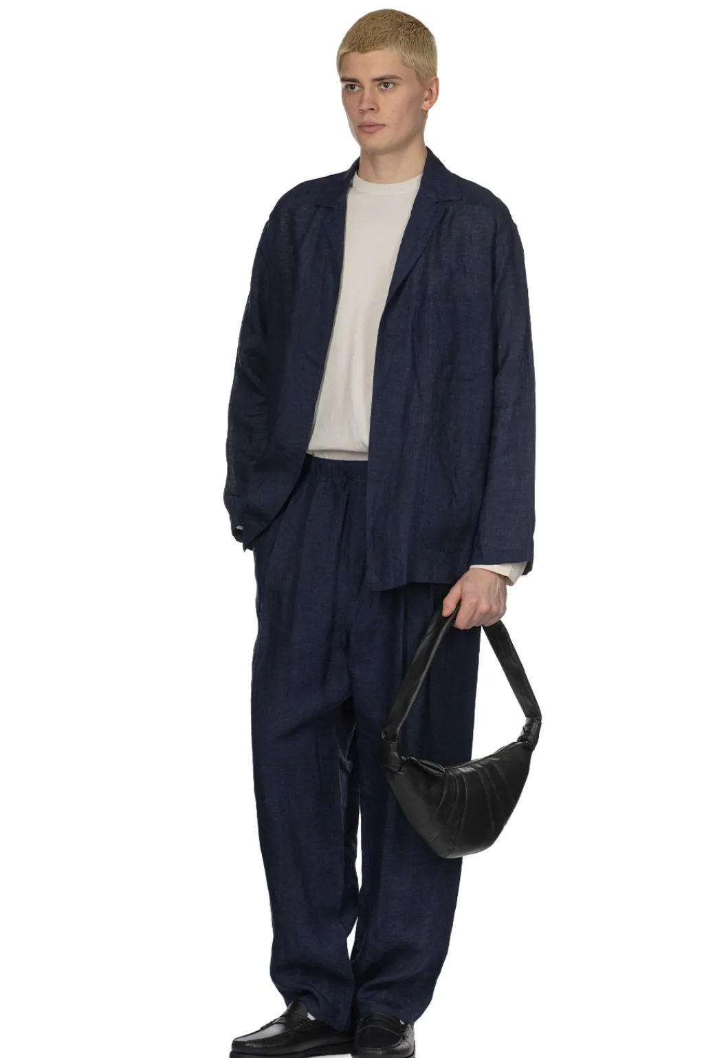 Hot YLEVE Linen Poplin Jacket - Navy